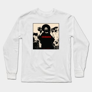 Los Crudos Doble LP Discografia Long Sleeve T-Shirt